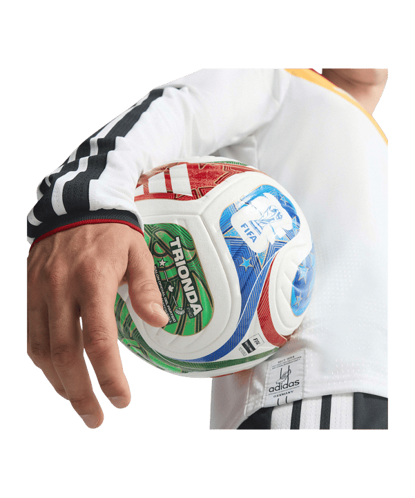 adidas DFB Deutschland Authentic Trikot Langarm Home WM 2026 Weiß - weiss