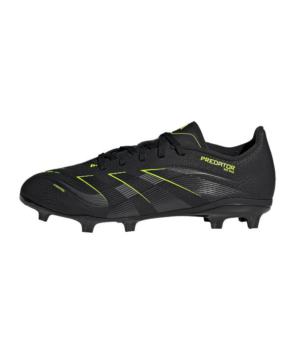 adidas Predator League FG/MG Electric Stealth Kids Schwarz - schwarz