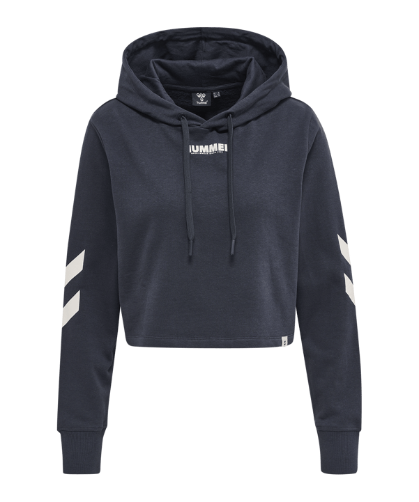 Hummel hmlLEGACY Cropped Hoody Damen Blau F7429 - blau