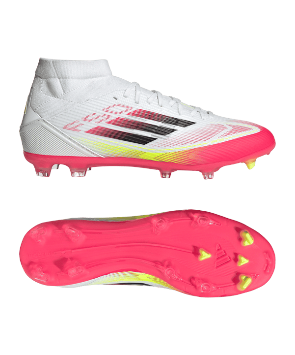 adidas F50 League Mid FG Pure Victory Weiss - weiss