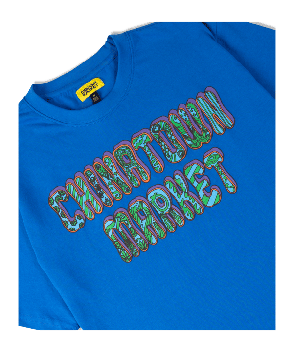 Market Hippie T-Shirt Blau - blau