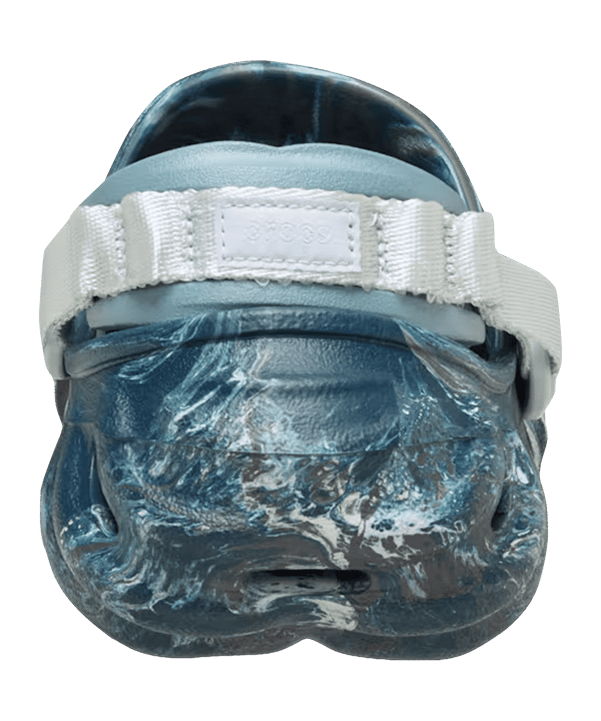 Crocs Echo Marbled Clog Badelatsche Schwarz - schwarz