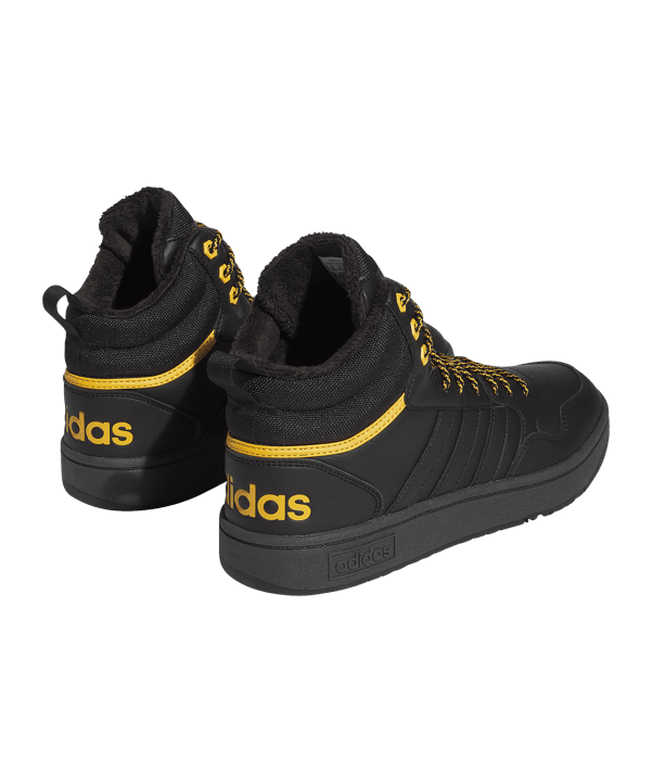 adidas Hoops 3.0 Mid Wtr Schwarz - schwarz