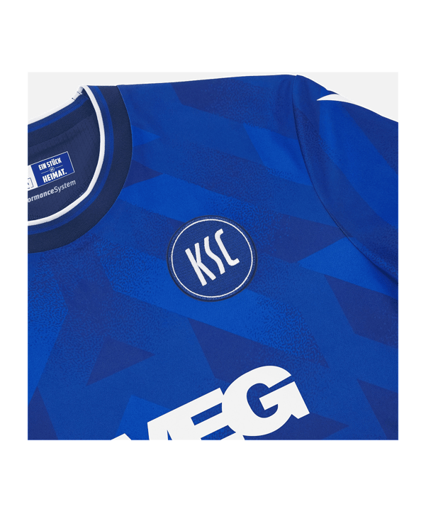 Macron Karlsruher SC Trikot Home 2025/2026 Blau - blau