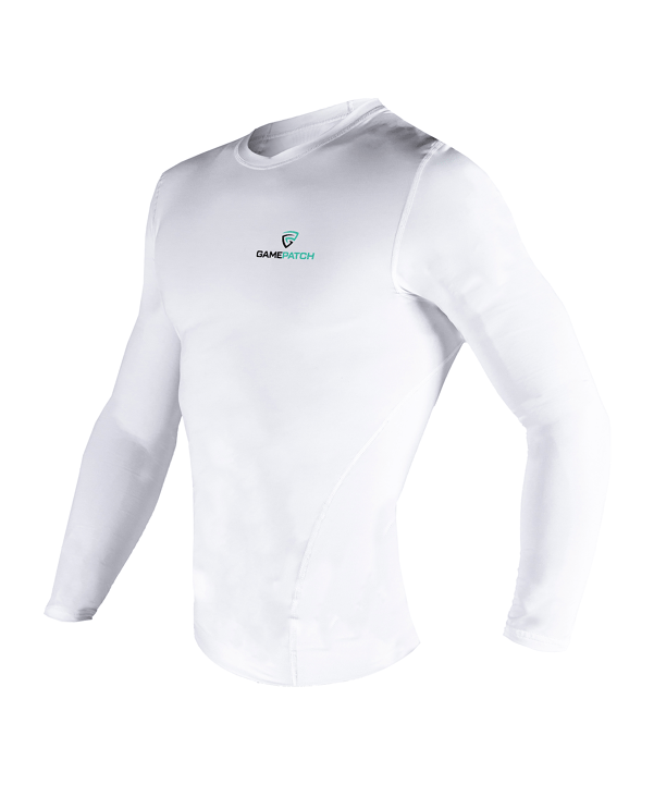 Gamepatch Compressishirt Hemd Weiß - weiss