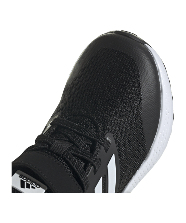 adidas EQ21 Run 2.0 Bounce Sport Running Elastic Lace wit Schwarz - schwarz