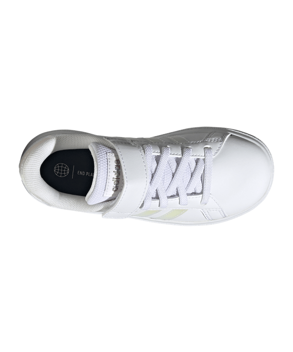adidas Grand Court Lifestyle Court Elastic Lace and Top S Weiss - weiss