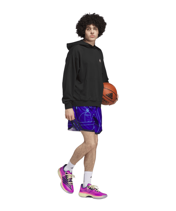 adidas Gfx Hoody Schwarz - schwarz