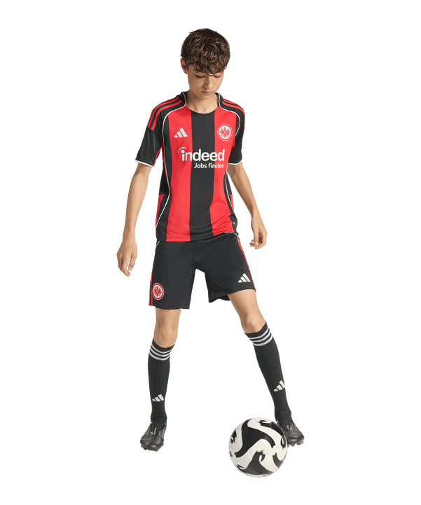 adidas Eintracht Frankfurt Trikot Home 2025/2026 Kids Schwarz - schwarz