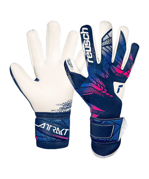 Reusch Attrakt Grip TW-Handschuhe Blau F4310 - blau
