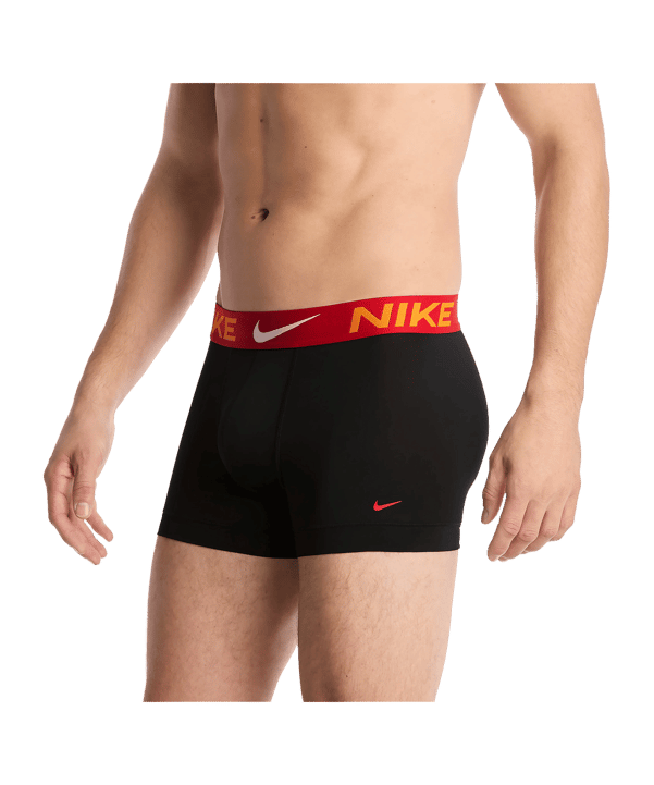 Nike Trunk 3Pk Boxershorts Zwart Kjrf - zwart