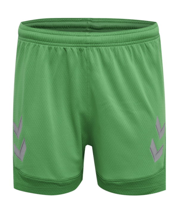 Hummel hmlLEAD Poly Short Damen Grün F6235 - gruen