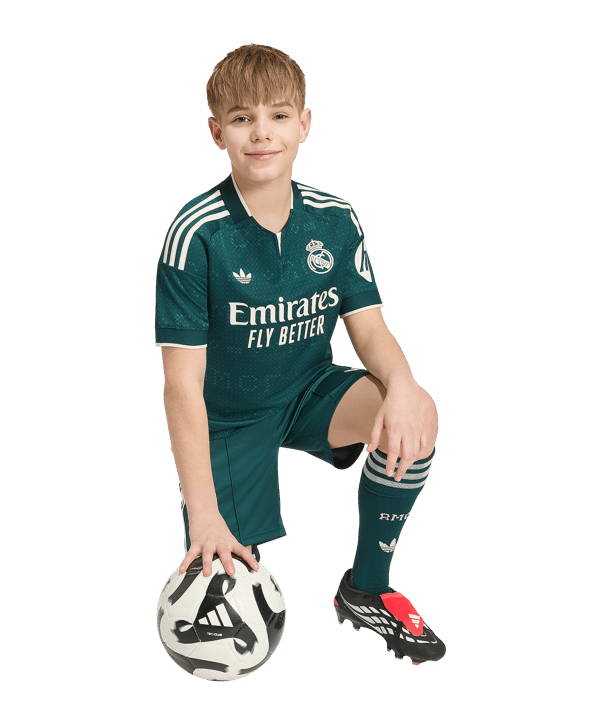adidas Real Madrid Maillot Away 2026/2027 Enfants Vert - vert