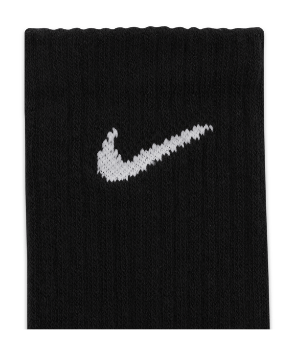 Nike Everyday Lightweight 3er Pack Socken F010 - schwarz