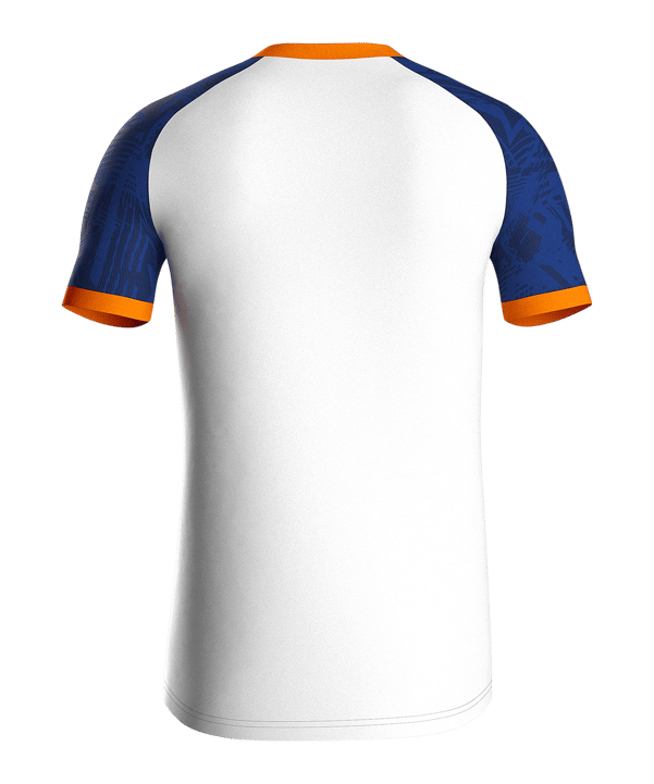 JAKO Iconic Trikot Kids Weiss Blau Orange F017 - weiss