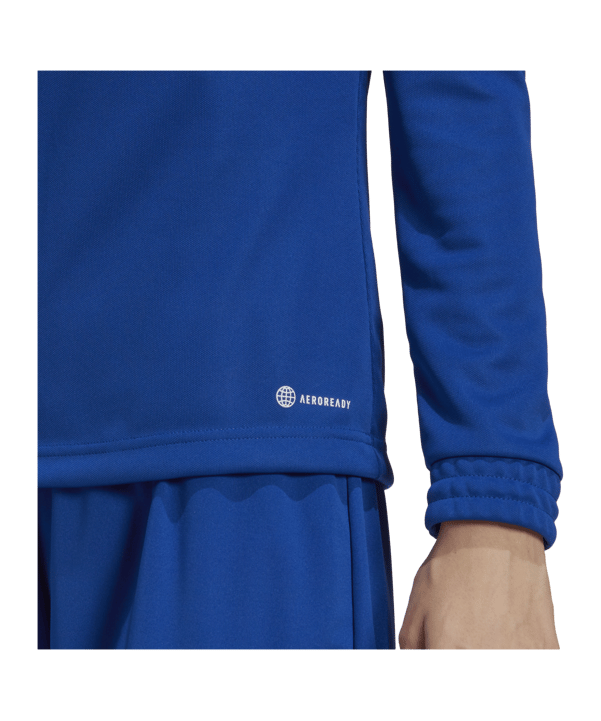 adidas Entrada 22 HalfZip Sweatshirt Damen Blau - blau