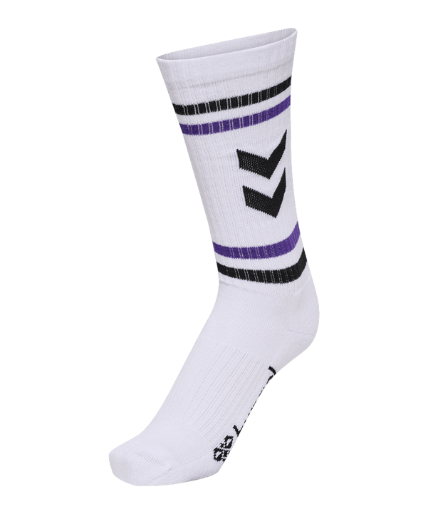 Hummel 3-Pack Chevron High Retro Socken Weiß F9639 - weiss