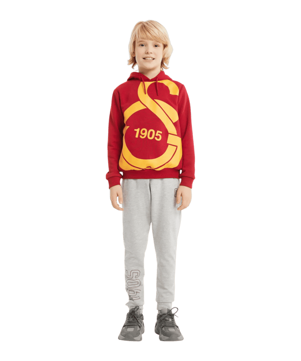 Galatasaray Istanbul Big Logo Sweatshirt Kids Rot - rot