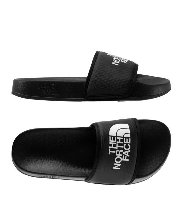The North Face Base Camp Badelatsche Schwarz Weiss - schwarz