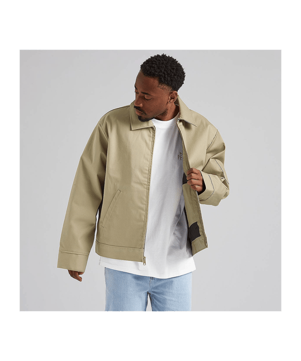Dickie Lined Eisenhower Jacke Grün - gruen