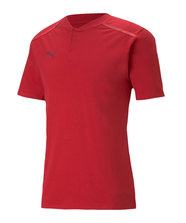 PUMA teamCUP Casuals Poloshirt Rot F01 - rot