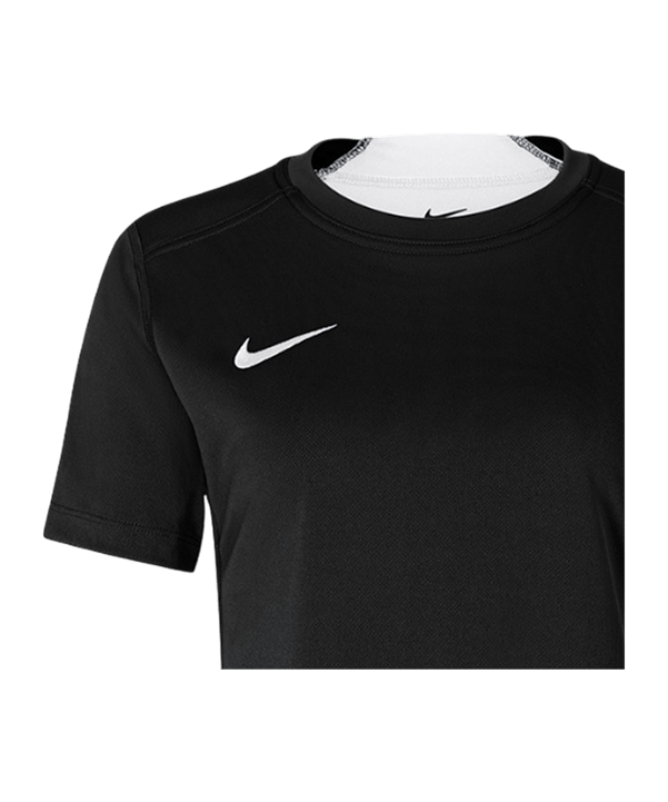 Nike Team Court Trikot Damen Schwarz F010 - schwarz