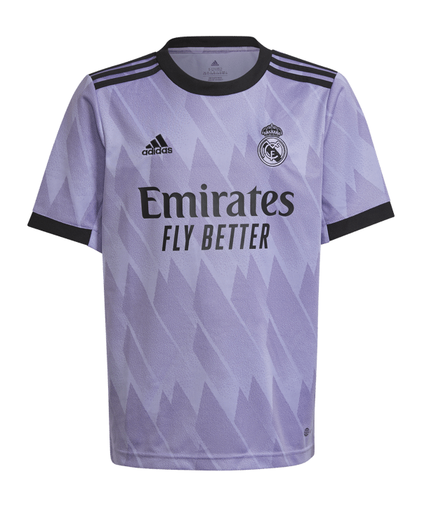adidas Real Madrid Trikot Away 2022/2023 Kids Lila - lila