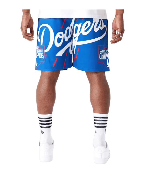 New Era Los Angeles Dodgers LA Dodgers Logo Short Blau - blau