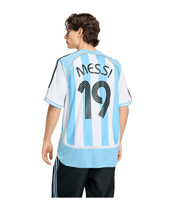 adidas AFA Argentinien Messi Trikot Home 2006 Weiß - weiss