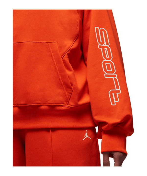 Jordan Sport Graphic Fleece Hoody Damen Rot F633 - rot