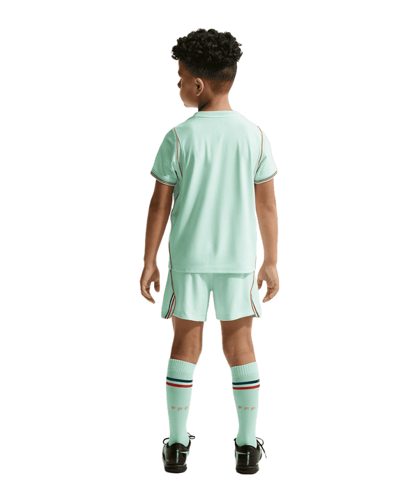 Nike FFF Frankreich Minikit Trikot Set Away WM 2026 Kids Grün F394 - gruen