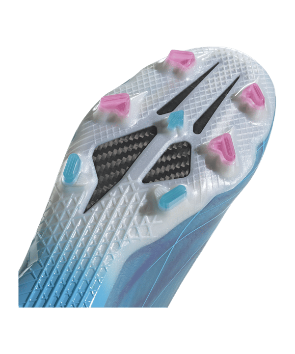 adidas X SPEEDFLOW.1 FG Sapphire Edge Blau Pink Weiss - blau