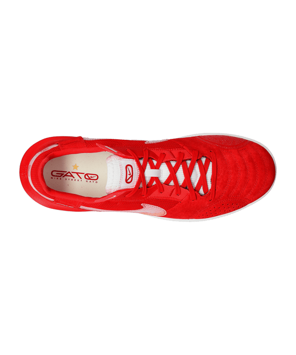 Nike Streetgato IC Halle Rot Weiss F611 - rot