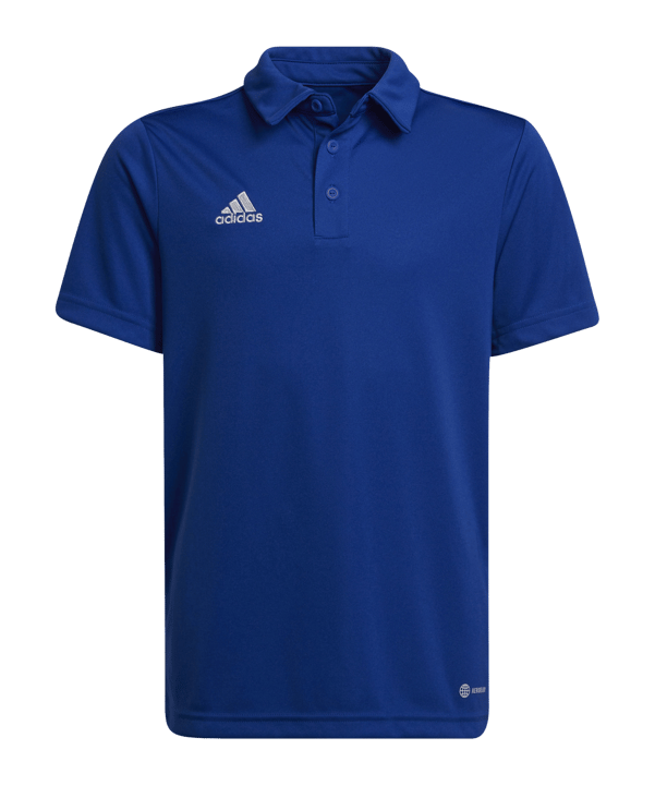adidas Entrada 22 Poloshirt Kids Blau - blau