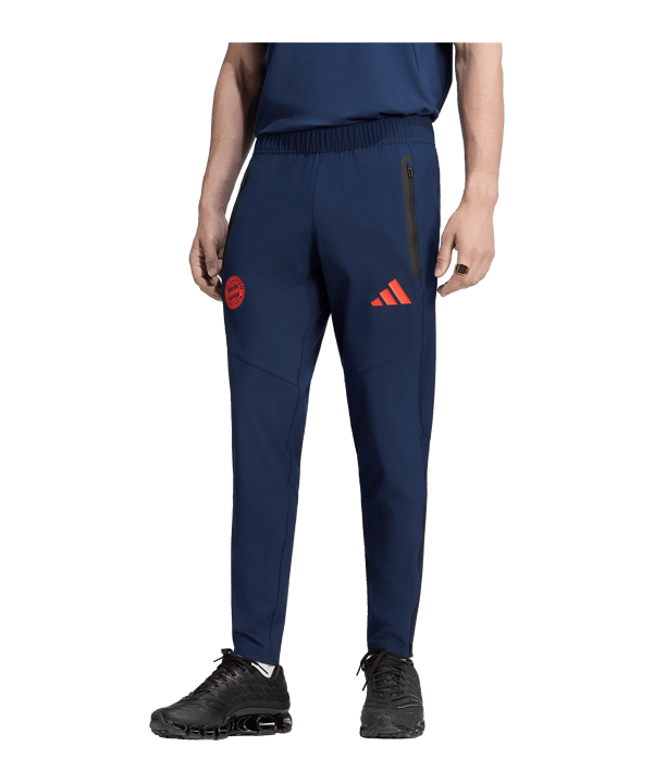 adidas FC Bayern München Tiro Travel Manguera Blu - blu