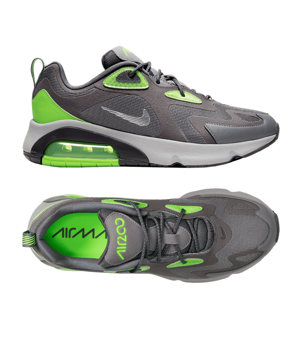 Nike Air Max 200 Winter Sneaker Grau Grün F002 - grau