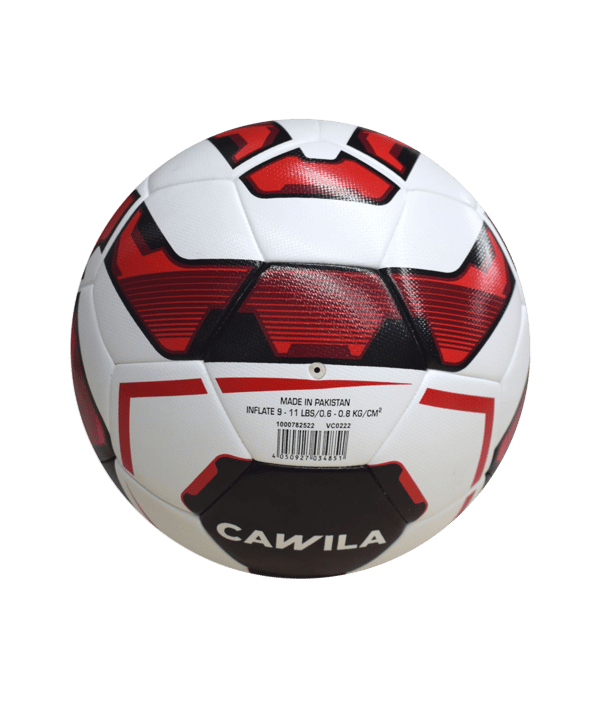 Cawila Fußball MISSION HYBRID Fairtrade Größe 5 - weiss