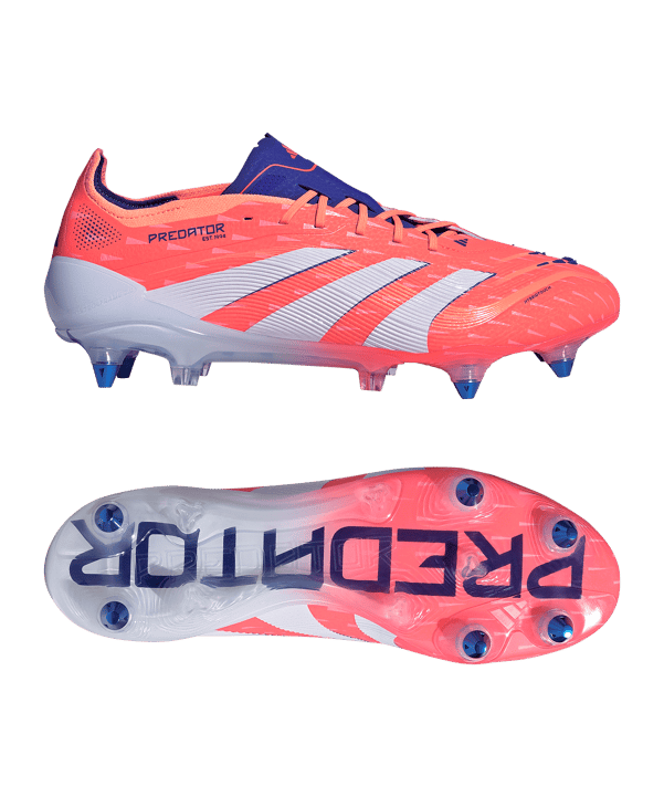 adidas Predator Elite SG Coral Blaze Rot - rot