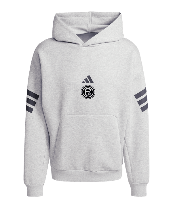 adidas Fortuna Düsseldorf Hoody Grau - grau