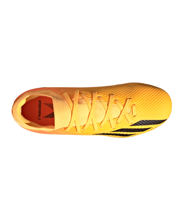 adidas X Speedportal.3 FG Heatspawn Kids Orange Gold Schwarz - gold