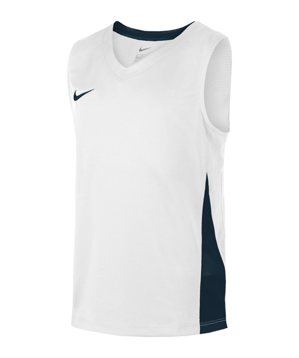 Nike Team Basketball Stock Trikot Kids Weiss F101 - weiss
