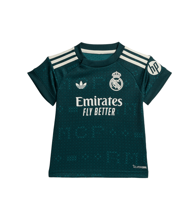 adidas Real Madrid Divisa da gara Away 2026/2027 Bambini Verde - verde