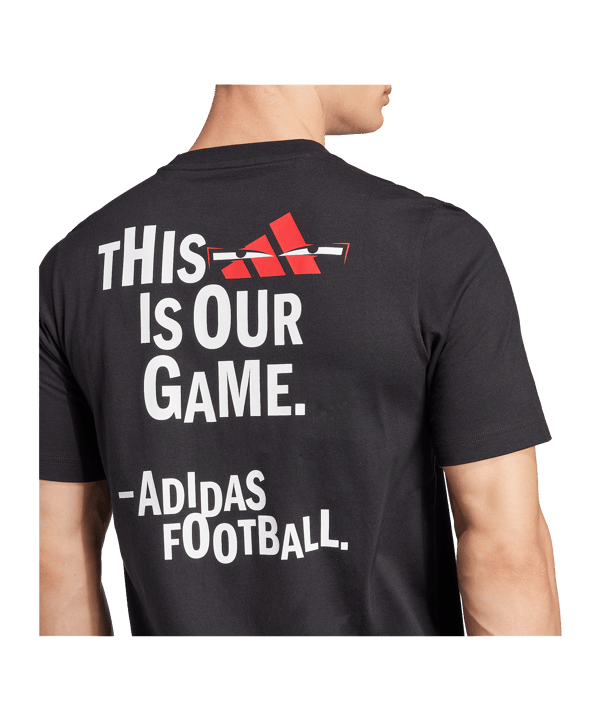 adidas T-Shirt Schwarz - schwarz