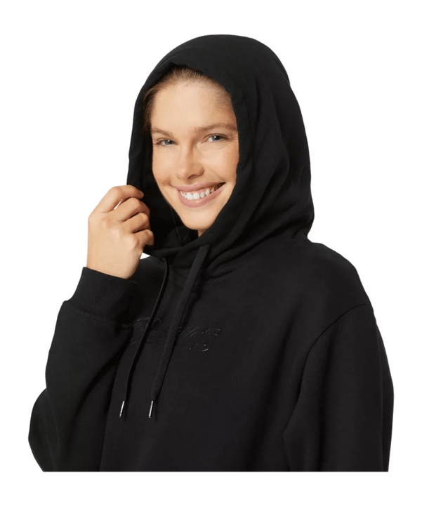 Asics Logo Oth Sweatshirt à capuche Femmes Noir - noir