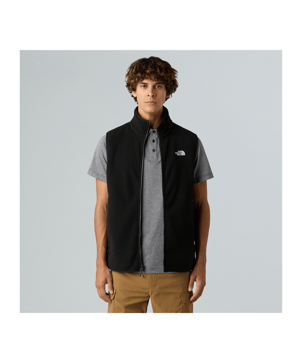 The North Face Glacier Fleece Weste Schwarz - schwarz
