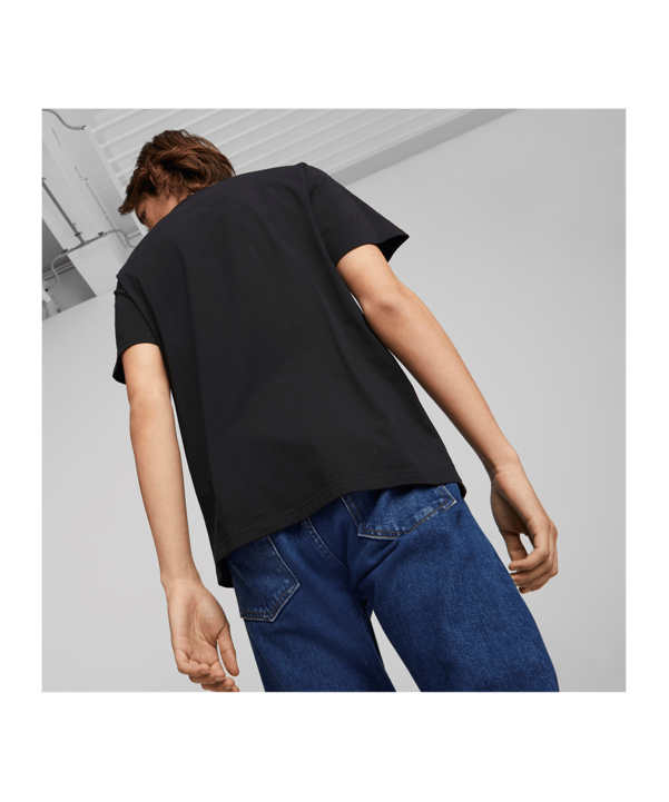 PUMA Classics Small Logo T-Shirt Schwarz F01 - schwarz