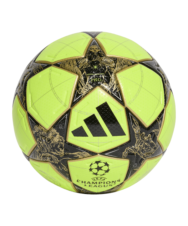 adidas UCL Pro Winter Spielball Gelb - gelb
