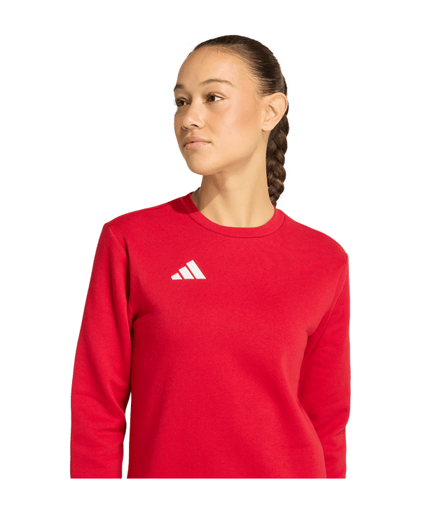 adidas Entrada 26 Sweatshirt Damen Rot - rot