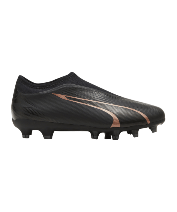 PUMA ULTRA Match LL FG/AG Eclipse Jr Kids Schwarz Bronze F02 - schwarz