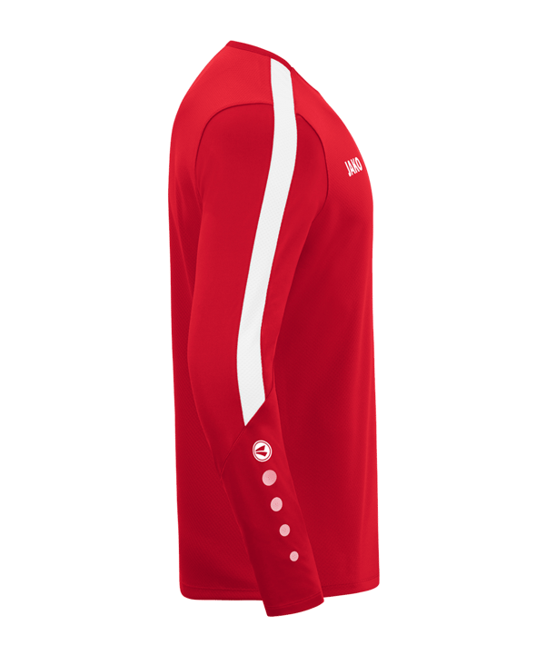 JAKO Power Sweatshirt Kids Rot Weiss F100 - rot
